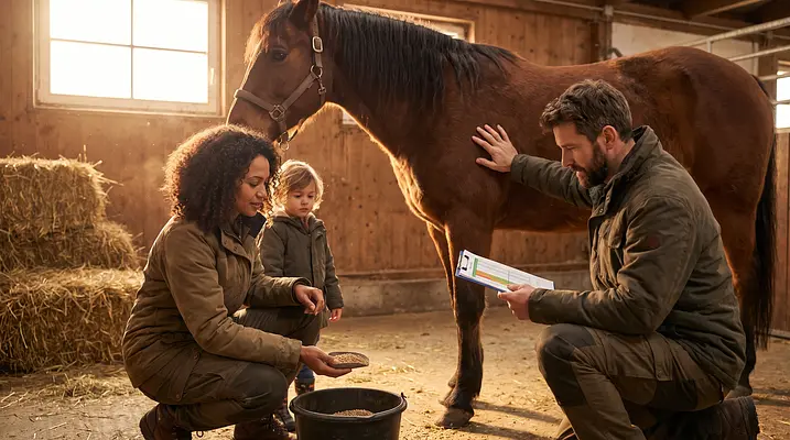 What to Feed a Horse: Hay, Grain, and Body Score