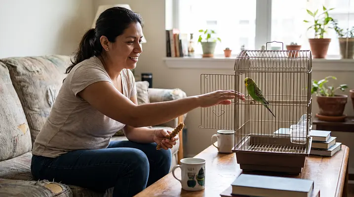 Taming a New Parakeet: Building Trust Step by Step