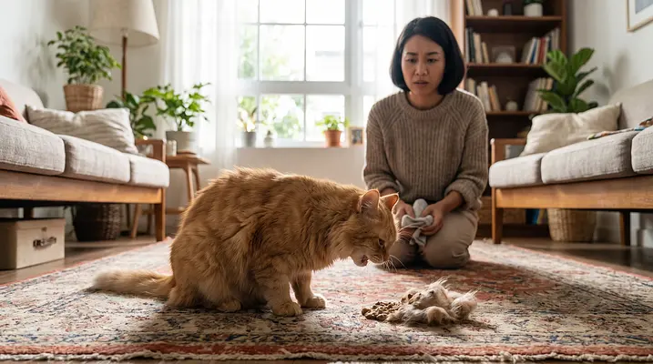 Why Cats Vomit: Hairballs vs Something Serious
